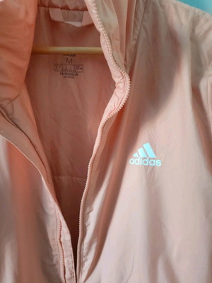 Adidas μπουφάν σαν καινούργιο, ροζ, μέγεθος M
