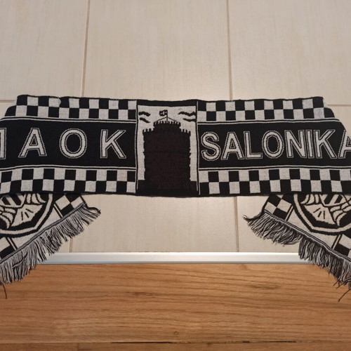 PAOK Thessaloniki scarf used, authentic