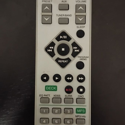 LG 6710CMAP01A remote control for Mini Hi-Fi