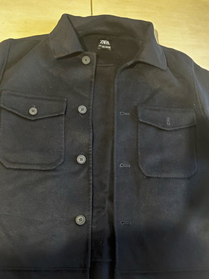 Zara men's coat like new, dark blue, size M