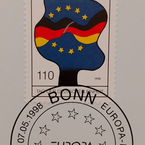 Germany 1998 First Day Cover Stamp, Bonn postmark
