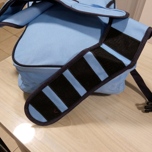 Crossbody bag new turquoise durable material for cyclists