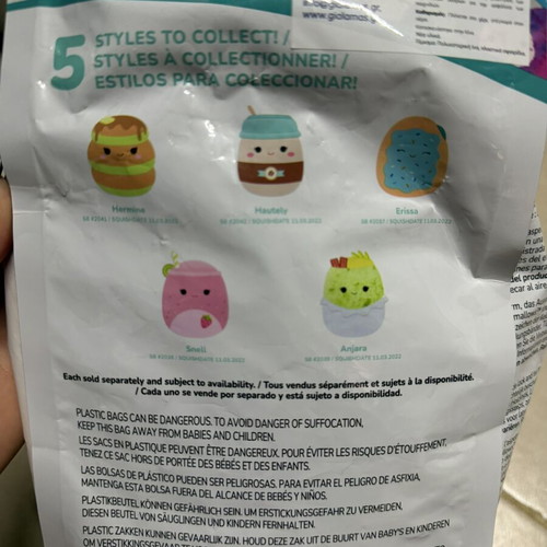 Squishmallows Mystery Squad 4 bags new