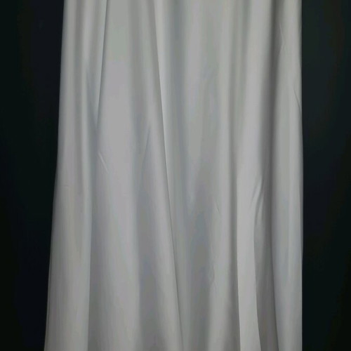 White long cocktail silk dress new, size 36