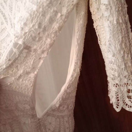 White lace dress Massimo Dutti like new, size M