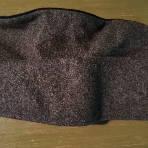 Swiss military coat with wool cap like new