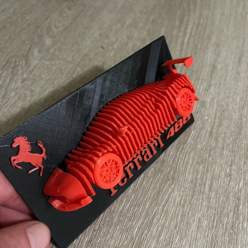 3D Printed Ferrari 488 New Decorative Supercar