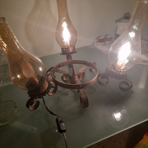 Table lamp used
