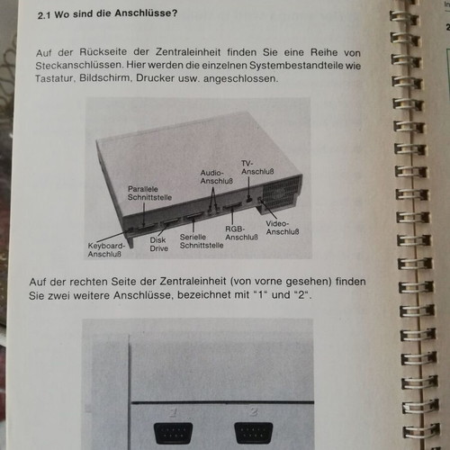 Commodore Amiga 1000 manual used