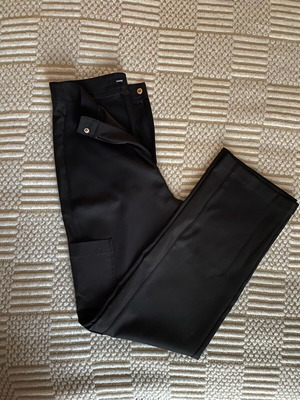 Cargo fabric pants Sinsay like new, black/blue, size M
