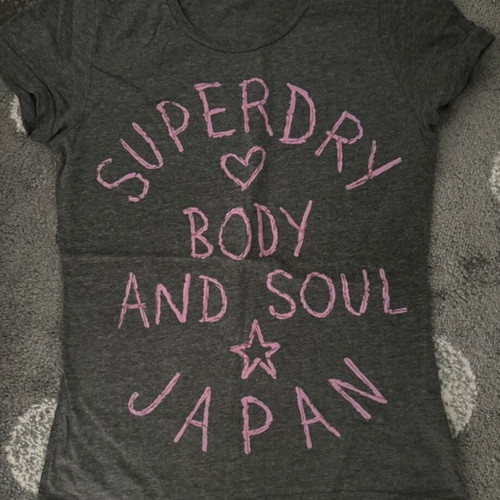 Superdry T-shirt like new, gray, size M
