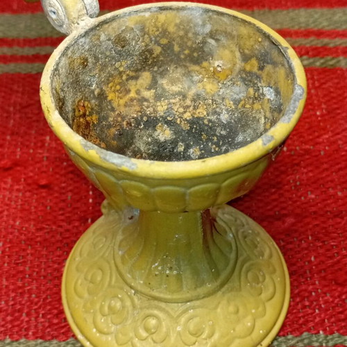 Metal incense burner used
