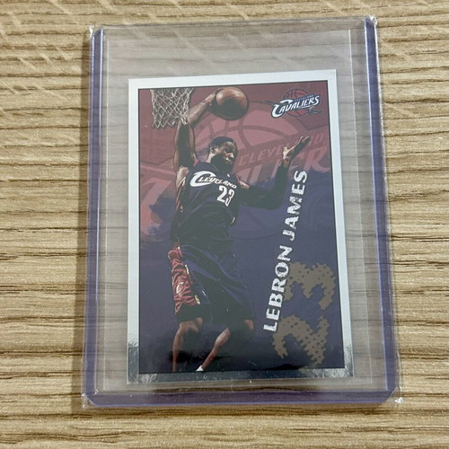 LeBron James Cleveland Cavaliers Panini NBA 2009-10 sticker new