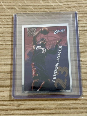LeBron James Cleveland Cavaliers Panini NBA 2009-10 sticker new