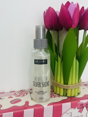 Revers Silver Shine shimmer fragrance body mist 100 ml new