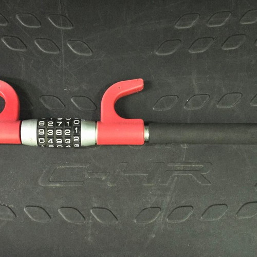 Anti-theft steel steering wheel lock with five-digit code