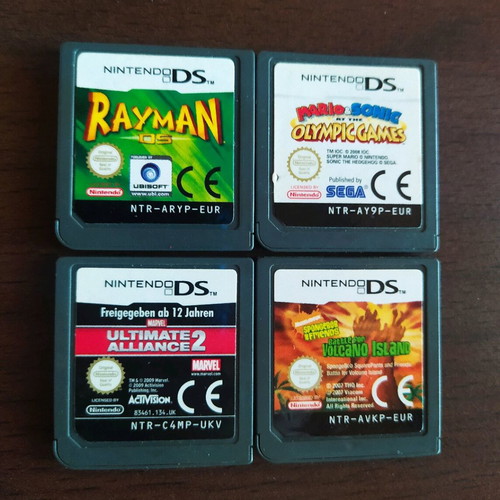 Nintendo DS games like new with Mario, Rayman, Marvel, SpongeBob