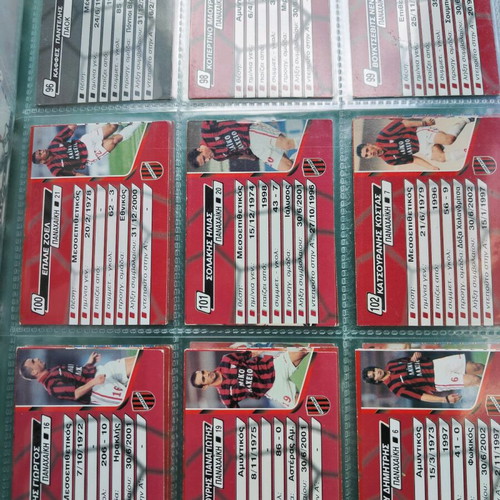 Europa 2001 Paiktarades Cards like new pack