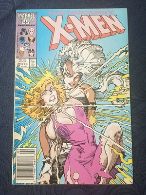 Uncanny X-Men #214 used Marvel comic 1987
