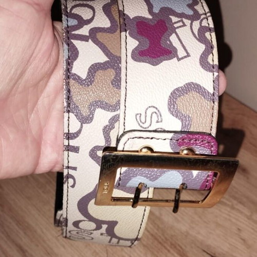 Tous women's belt like new, size T/M 75-85 cm, multicolor bears design