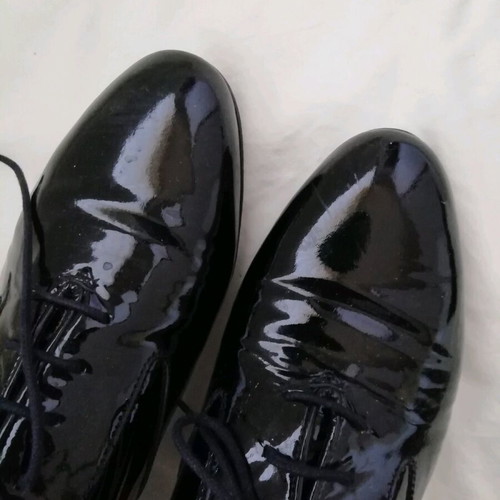 Kalogiou Oxford patent leather shoes like new, size 40, black