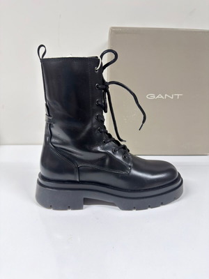 Gant Meghany Mid Boot δερμάτινα μποτάκια, μαύρα, μέγεθος 37
