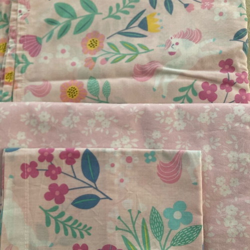 Nef-Nef Crib Sheet Set like new, 2x(120×170) 1x(30×40)