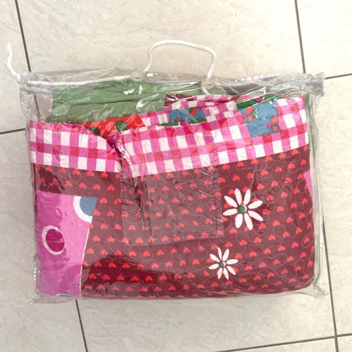 Children's colorful quilt set and pillowcase new