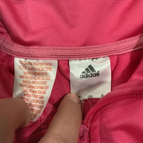 Adidas pink women's jacket size S used
