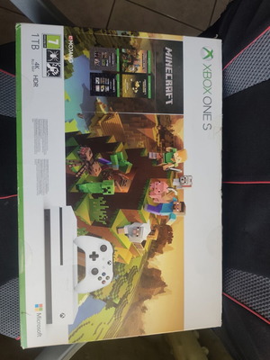 Xbox One S 1TB console used with original HDMI and power cables