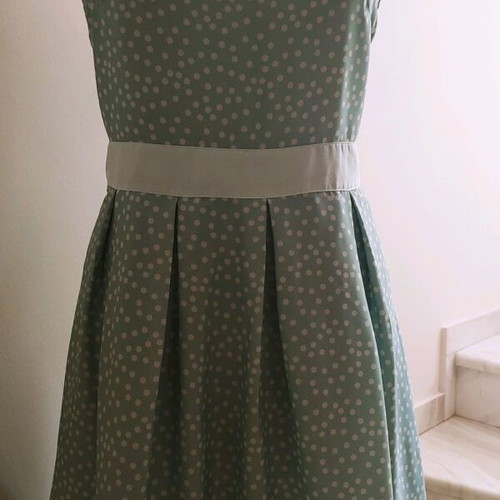 Promod polka dot summer dress like new, size M-L
