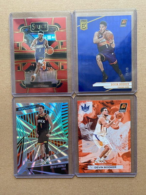 Panini NBA 4 αριθμημένες κάρτες Devin Booker Phoenix Suns καινούργιες