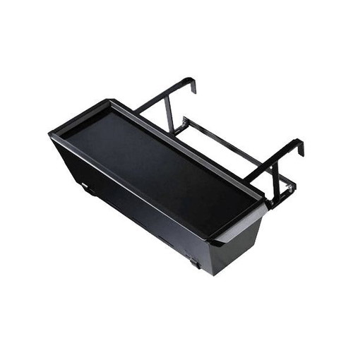 Balcony railing barbecue new, 60x20x20 cm, charcoal grill