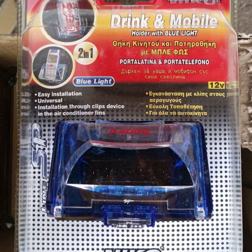 LED holder for cup and phone with blue light new
