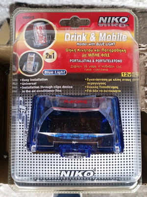 LED holder for cup and phone with blue light new