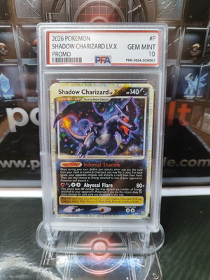 Shadow Charizard LV.X Χόλο Προμο κάρτα Pokémon Gem Mint 10