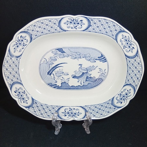 Furnivals Limited Old Chelsea oval serving platter, antique