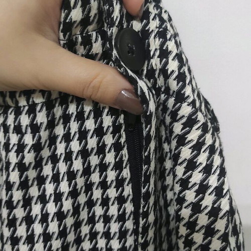 Stradivarius pants like new, black and white, size S