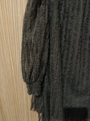 Φόρεμα Zara μαύρο τούλινο με φόδρα, 116cm, σαν καινούργιο