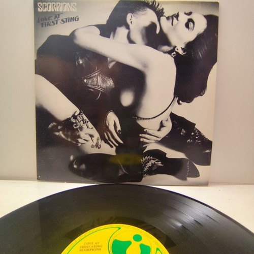 Scorpions Love At First Sting vinyl LP album 1984, like new Greek edition