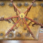 Vintage Chinese folding frame from authentic dark hardwood