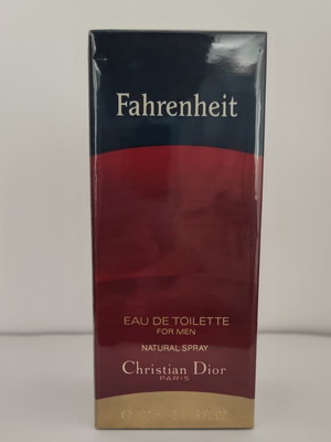 Christian Dior Fahrenheit Eau De Toilette For Men 100 ml New