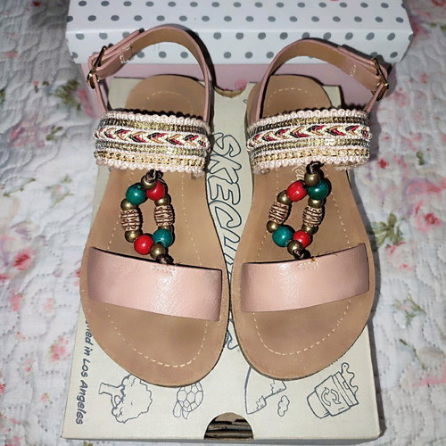 Modern kids sandals size 29 like new, beige brown