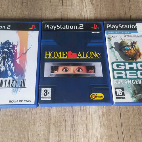 PlayStation 2 games used: Final Fantasy XII, Home Alone, Ghost Recon