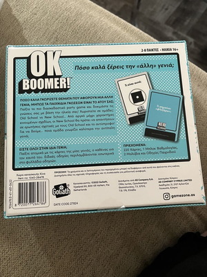 Ok Boomer board game like new