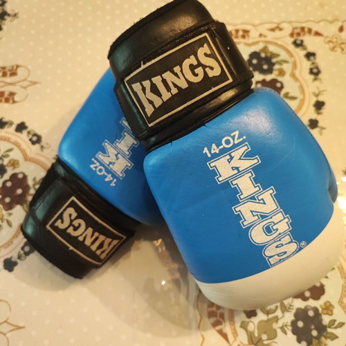 Boxing gloves Kings 14oz used, leather