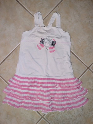 Mini Raxevsky dress No 3 like new, white and pink