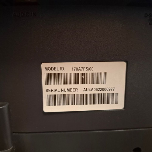 Philips LCD 170A7FS/00 17" monitor like new with speakers and adjustable stand