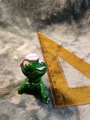 Frog figure used