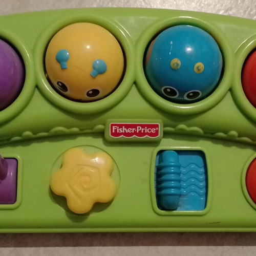 Fisher Price Boppin Activity Bugs Pop Up Toy used, baby educational
